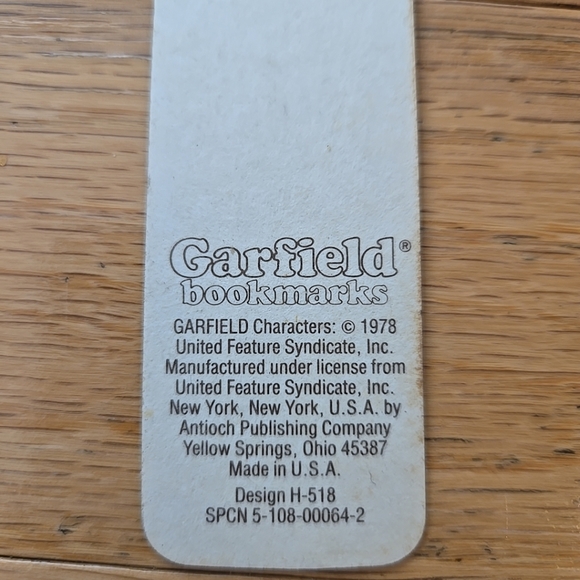 Vintage Lot odmf 3 1978 Garfield Bookmarks - Picture 8 of 10